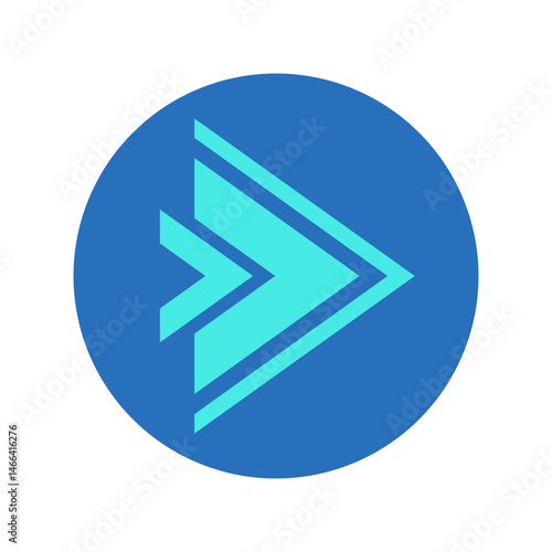 Forward Arrow Futuristic