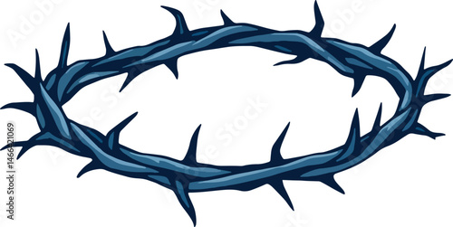Vsai crown of thorns representing suffering and sacrifice of jesus christ