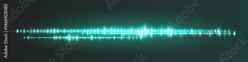 Blue vivid waveform featuring split amplitude lines and bright spikes, designed for music editing, podcast audio visuals or smart device UI feedback.