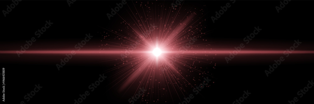 Red-orange energy flash with linear rays, star core, light scatter on black. Emphasizes heat burst, galactic pulse, cosmic ignition, futuristic impact. Red-orange energy flash with linear rays, star core, light scatter on black. Emphasizes heat burst, galactic pulse, cosmic ignition, futuristic impact.