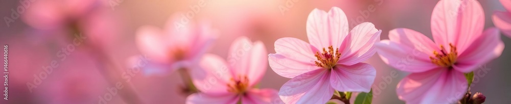 Close up of delicate pastel pink flowers in soft natural light, garden, beauty, soft focus Close up of delicate pastel pink flowers in soft natural light, garden, beauty, soft focus