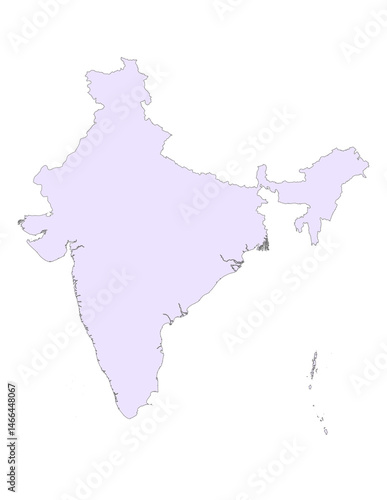 PNG map of India
