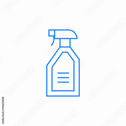 spray bottle or sprayer icon sign vector