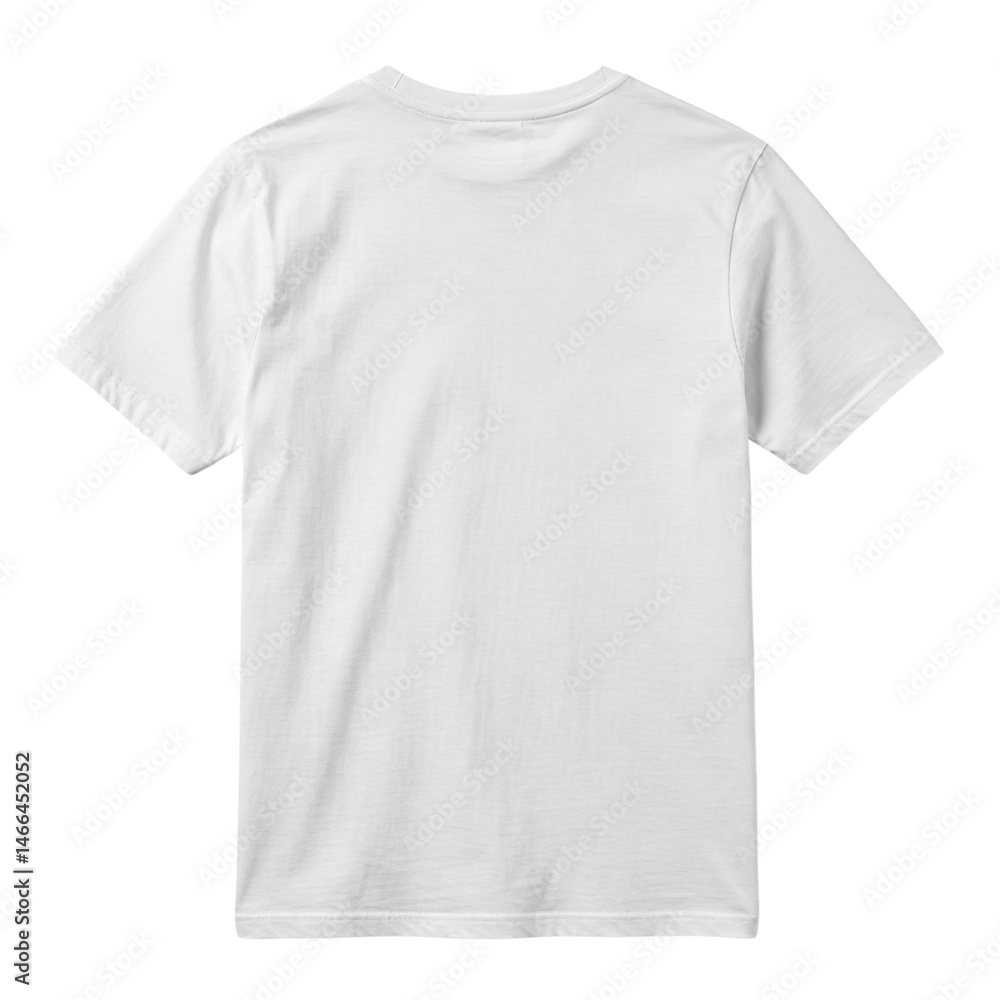 back view of t-shirt isolated on transparent background back view of t-shirt isolated on transparent background