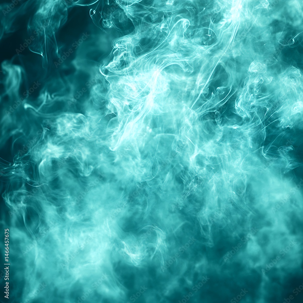 Teal Smoke Abstract Background Teal Smoke Abstract Background
