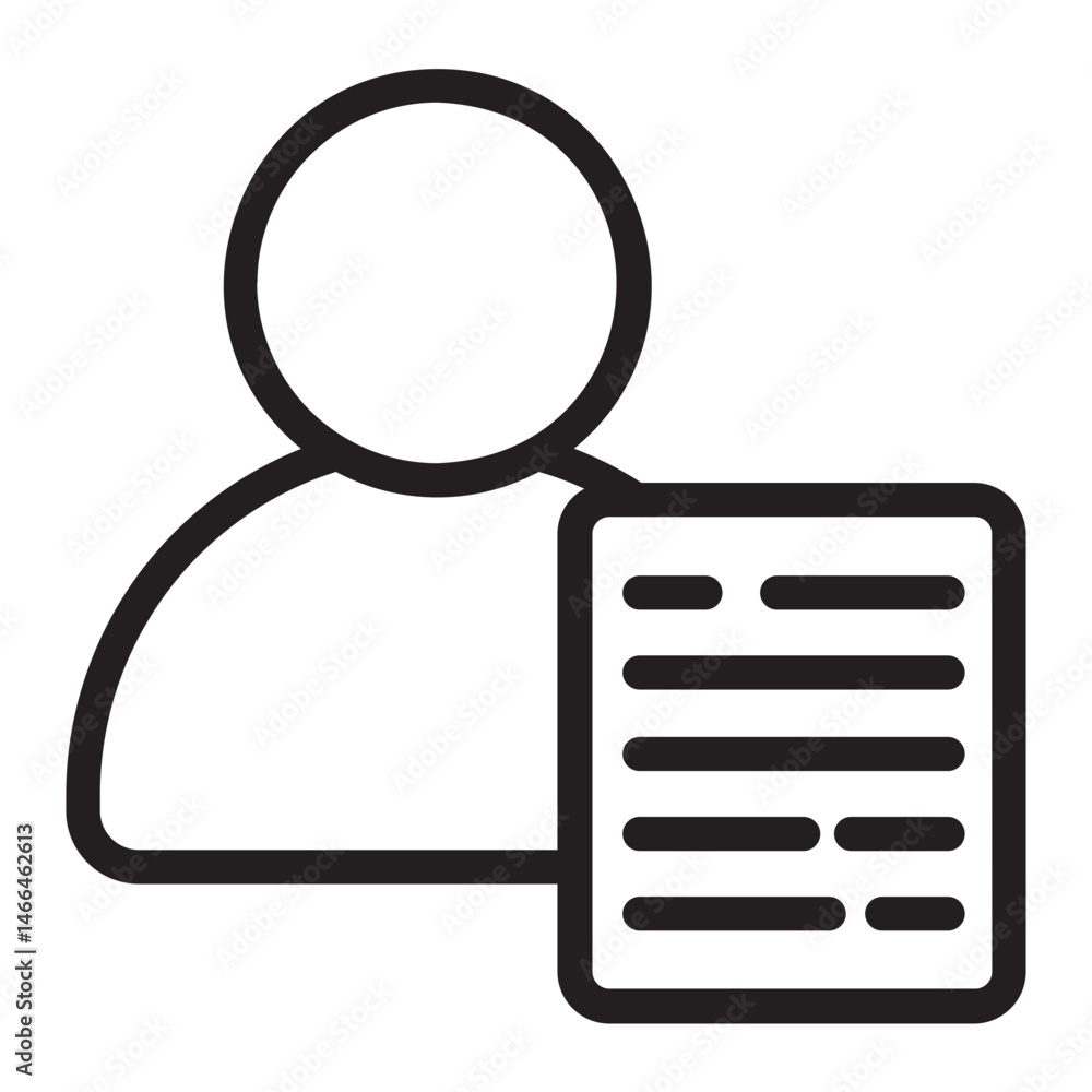 supervisor line icon supervisor line icon
