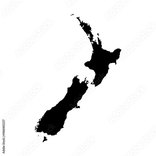 New Zealand Map Glyph