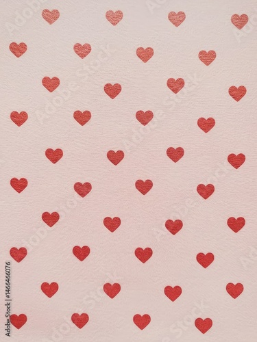 Romantic Scattered Heart Symbols 
