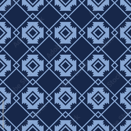 Seamless oriental geometric ethnic pattern for printing