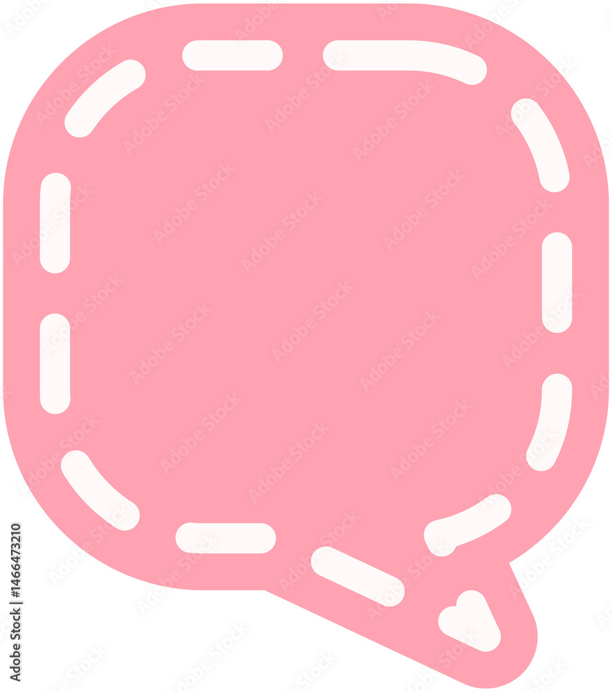 Square text box with dotted line Square text box with dotted line