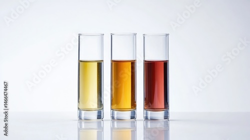 Wallpaper Mural Trio of Colorful Drinks in Shot Glasses
 Torontodigital.ca