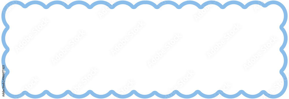 Wave Line Border Frame Wave Line Border Frame