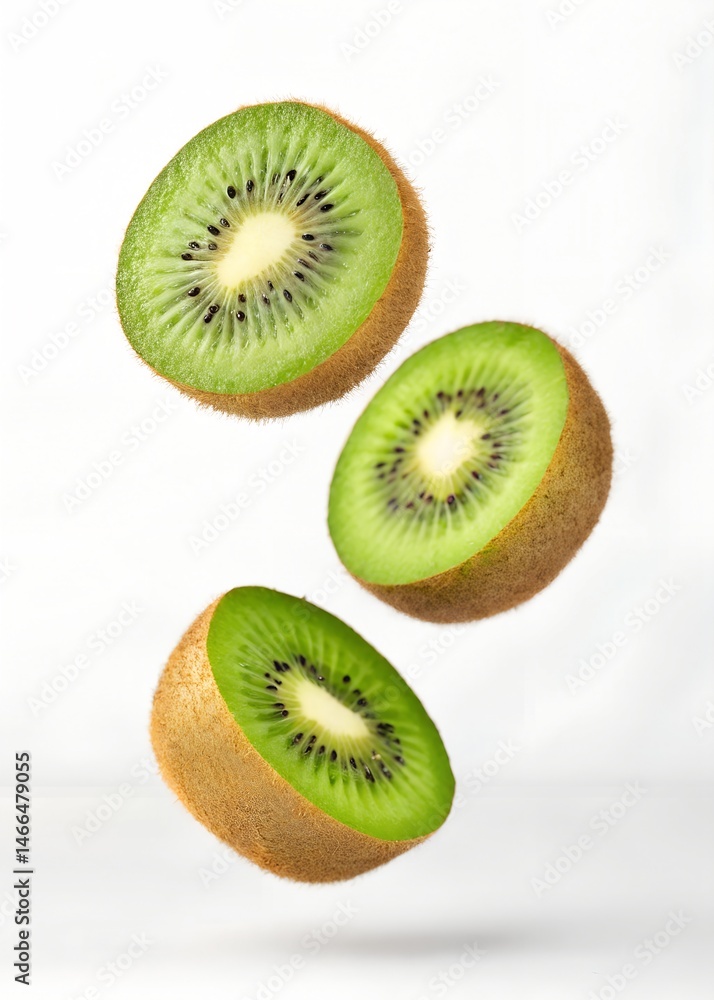 Fototapeta premium kiwi fruit isolated on white