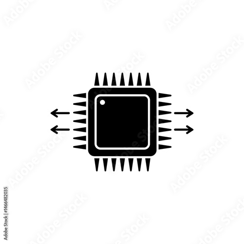 Airflow Indicators Under Chip for Electronic Cooling Systems