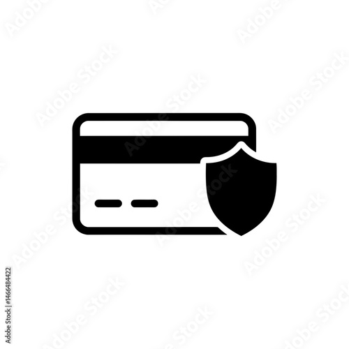 Credit Card Chip with Shield for Digital Security in Transactions