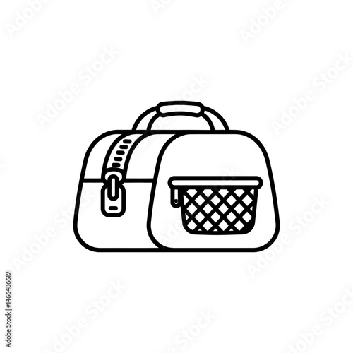 Pet Carrier Bag with Zipper and Small Window Mesh