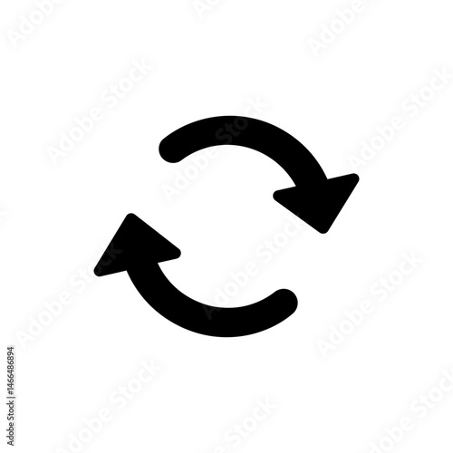 Refund Icon with Circular Arrow for Payment Reversal and Customer Service