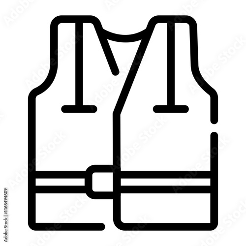vest Line Icon