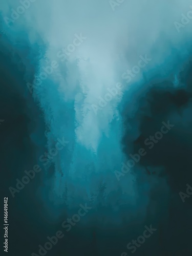 Turquoise Nebulous Light Gradient 