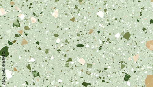 Creating stunning green terrazzo flooring patterns home image showcase minimalist design top-down view interior aesthetics for modern spaces