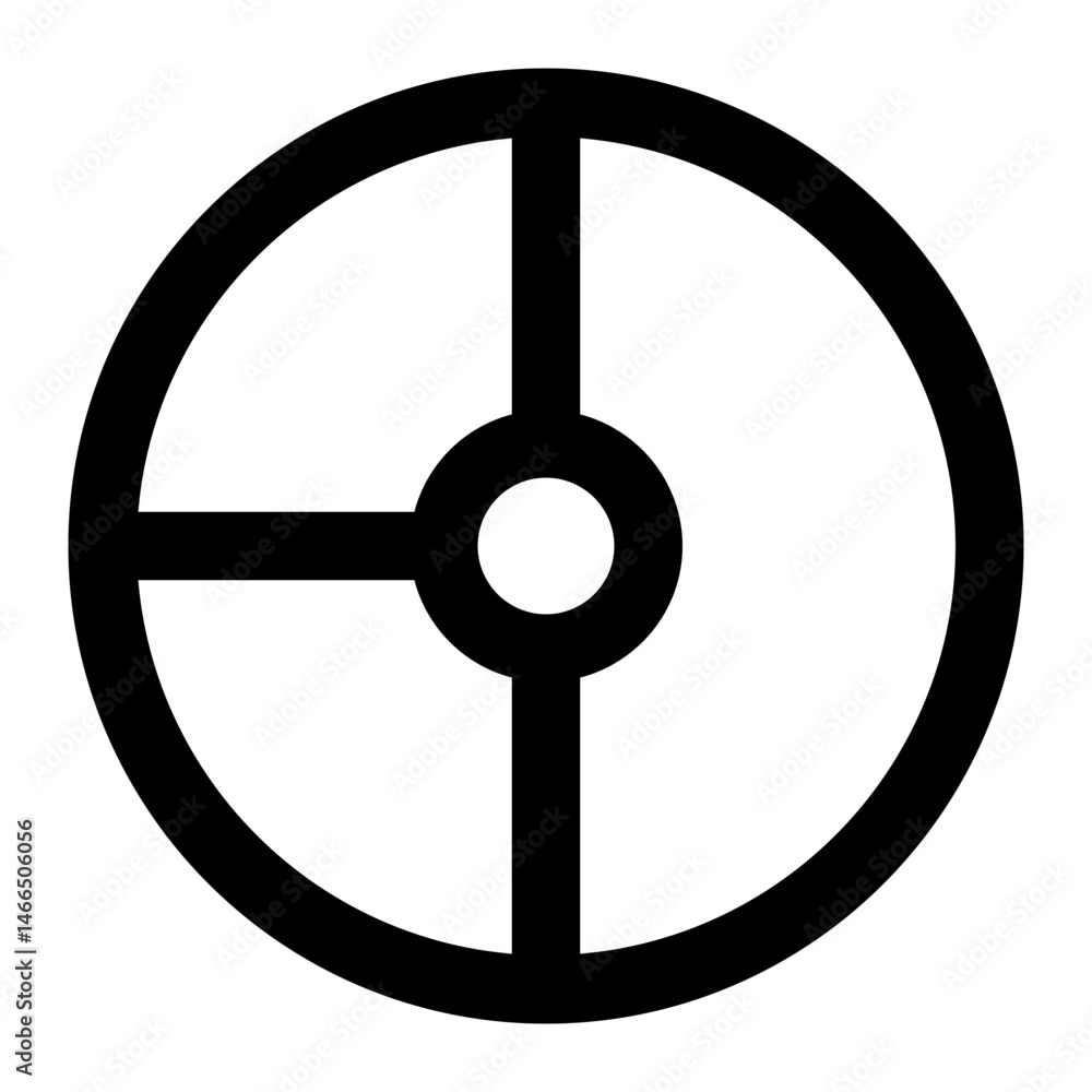 Fototapeta premium pie chart icon for illustration