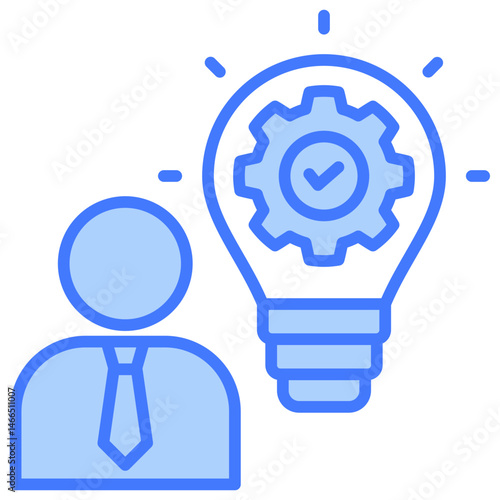 Solution Blue Icon