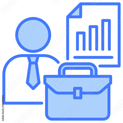 Business Blue Icon