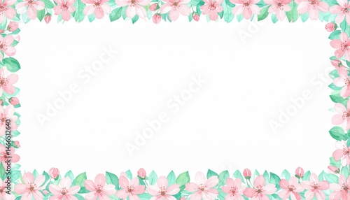 Floral border design online graphic art digital aesthetic creative visuals for social media and invitations