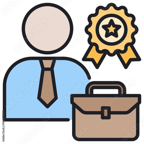 Professional Lineal Color Icon