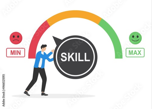 Business concept, business illustraions