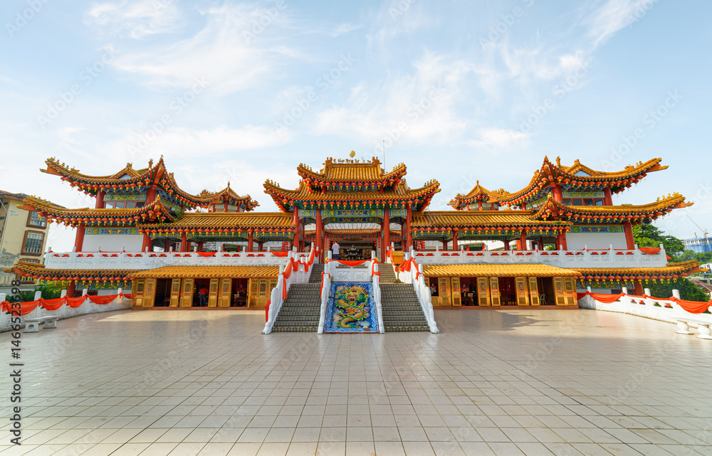 Fototapeta premium Awesome view of the Thean Hou Temple, Kuala Lumpur, Malaysia