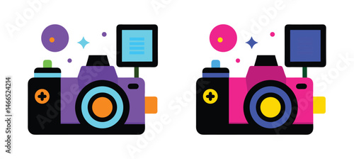Colorful Camera Photography Icons
