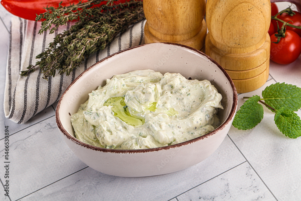 Greek feta dip with oil