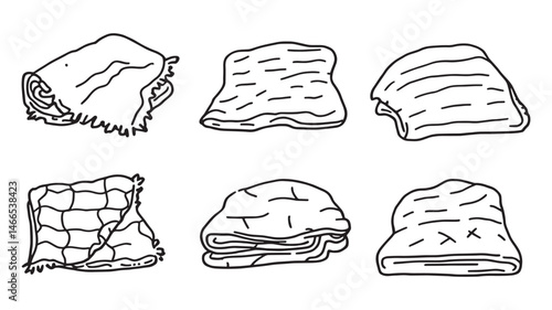 Hybrid Blanket line art gentle layers blend warmth and design