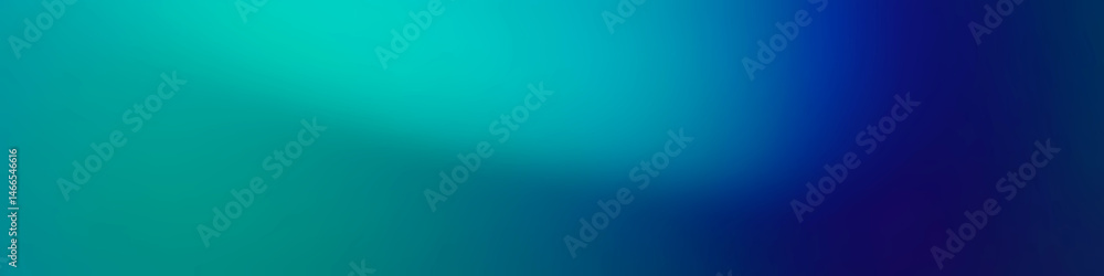 Obraz premium Abstract blue teal background. Minimalist gradient. Smooth banner or wallpaper