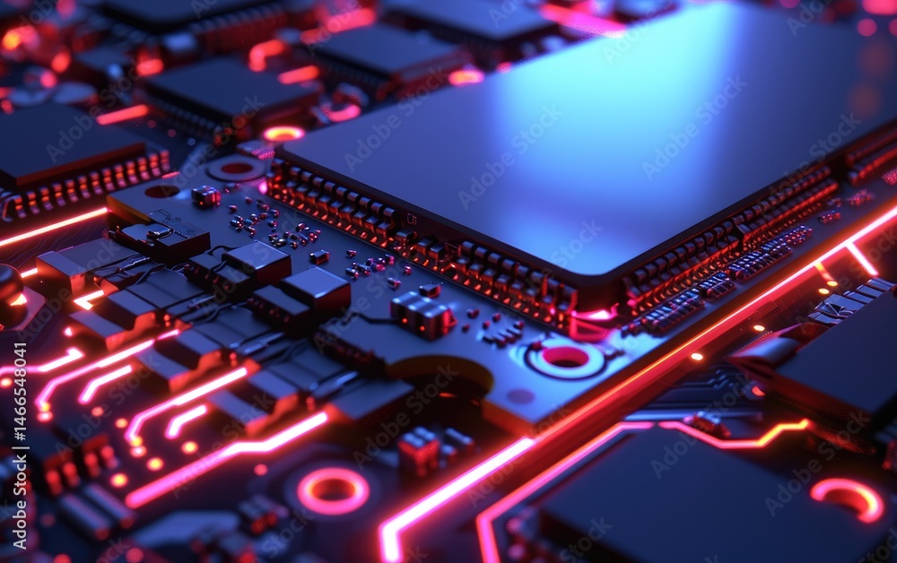 Advanced Computer Chip Circuit Board Technology