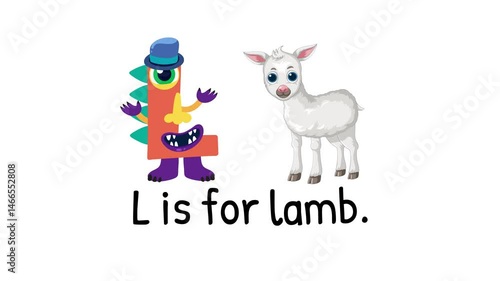 Alphabet Animation: L is for Lamb