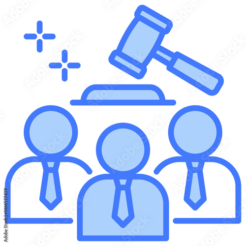 Representation Blue Icon