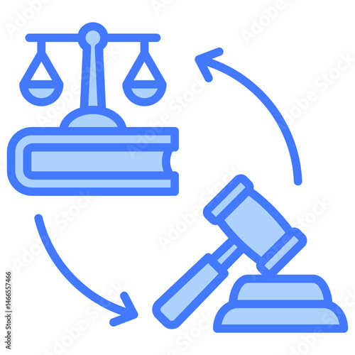 Precedent Blue Icon