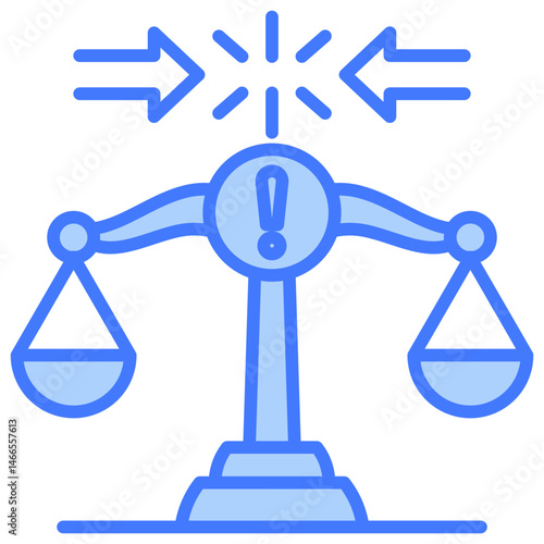 Dispute Blue Icon