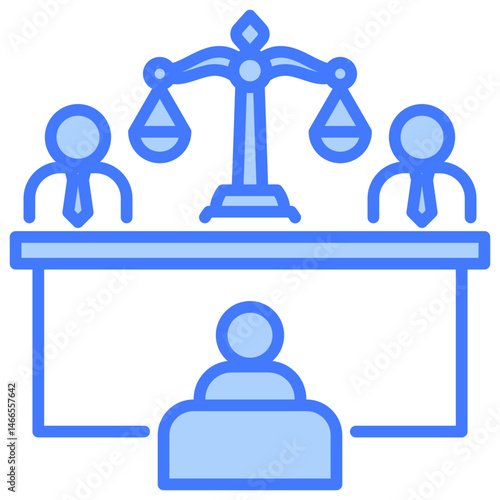 Court Blue Icon