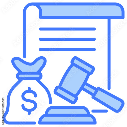 Bail Blue Icon