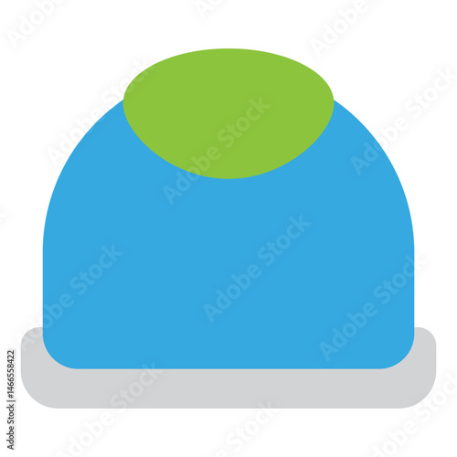 Soft kitchen scraper vector cartoon illustration isolated on a white background.