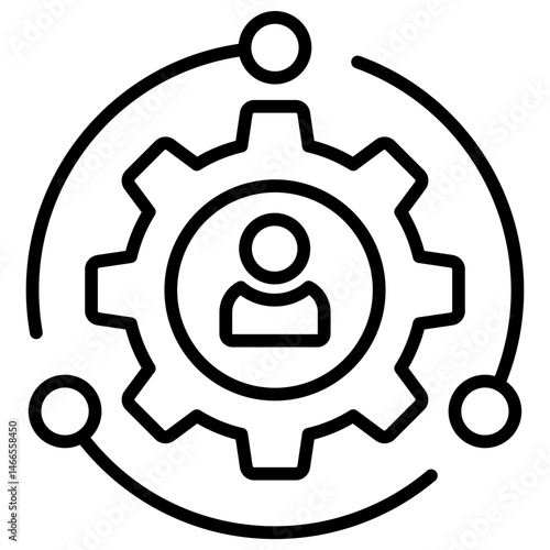 Human Resources line icon
