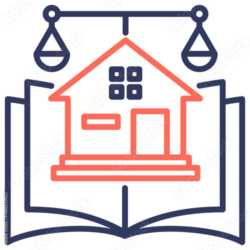 Trust And Estate Law Dual Tone Icon