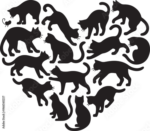 Mystic Black Cat Moon Scene

Curious Kitten Silhouette Vector

Fluffy Cat Sitting Pose Art

Cat Playing with Butterfly Design

Stylized Cat Face Line Ar