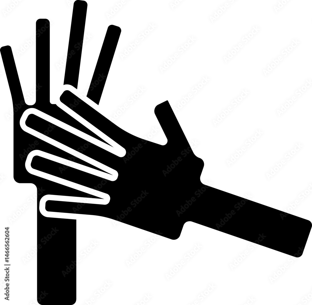 Fototapeta premium rip grave logo design vector template