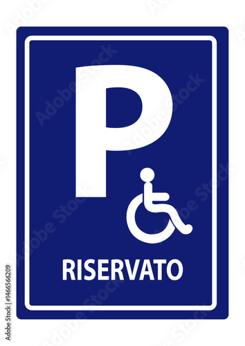 Cartello Parcheggio Riservato