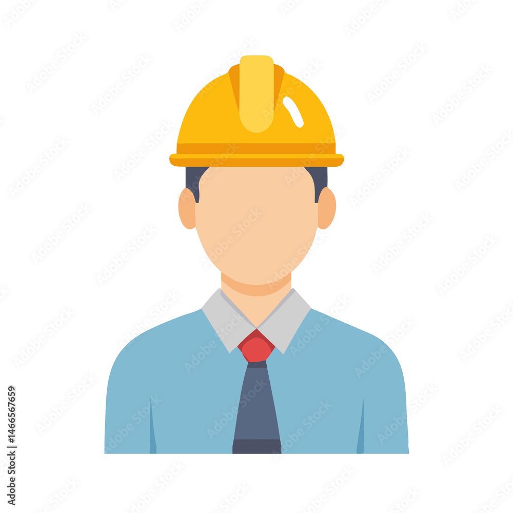 funny cartoon builder with helmet funny cartoon builder with helmet