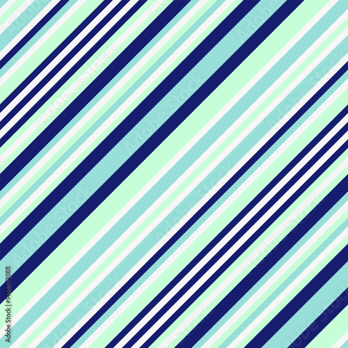 Free Download Elegant diagonal stripes in refreshing pastel blue, mint green, and navy.  Perfect for backgrounds, textiles, or branding.  This clean, modern design evokes feelings of calmness and sophistication. - GFXLoad